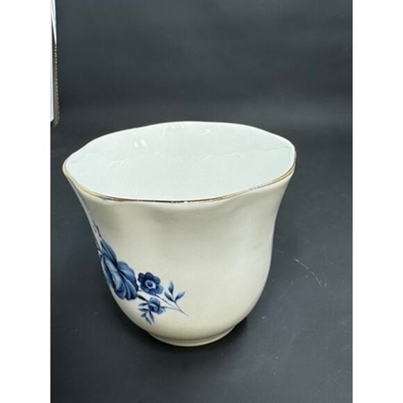 Elizabethan fine bone china, Taylor and Kent, England, Blue and white floral - Picture 11 of 14